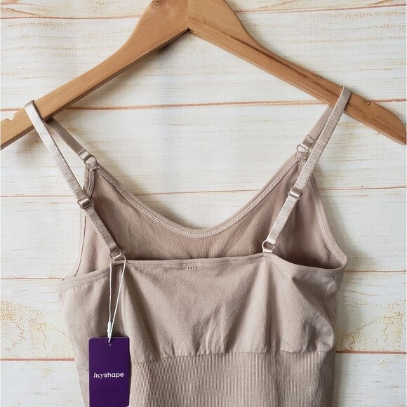 HeyShape Snatched Shapewear Slimming Bodysuit Nude Neutral Women's Size Large - Picture 6 of 11
